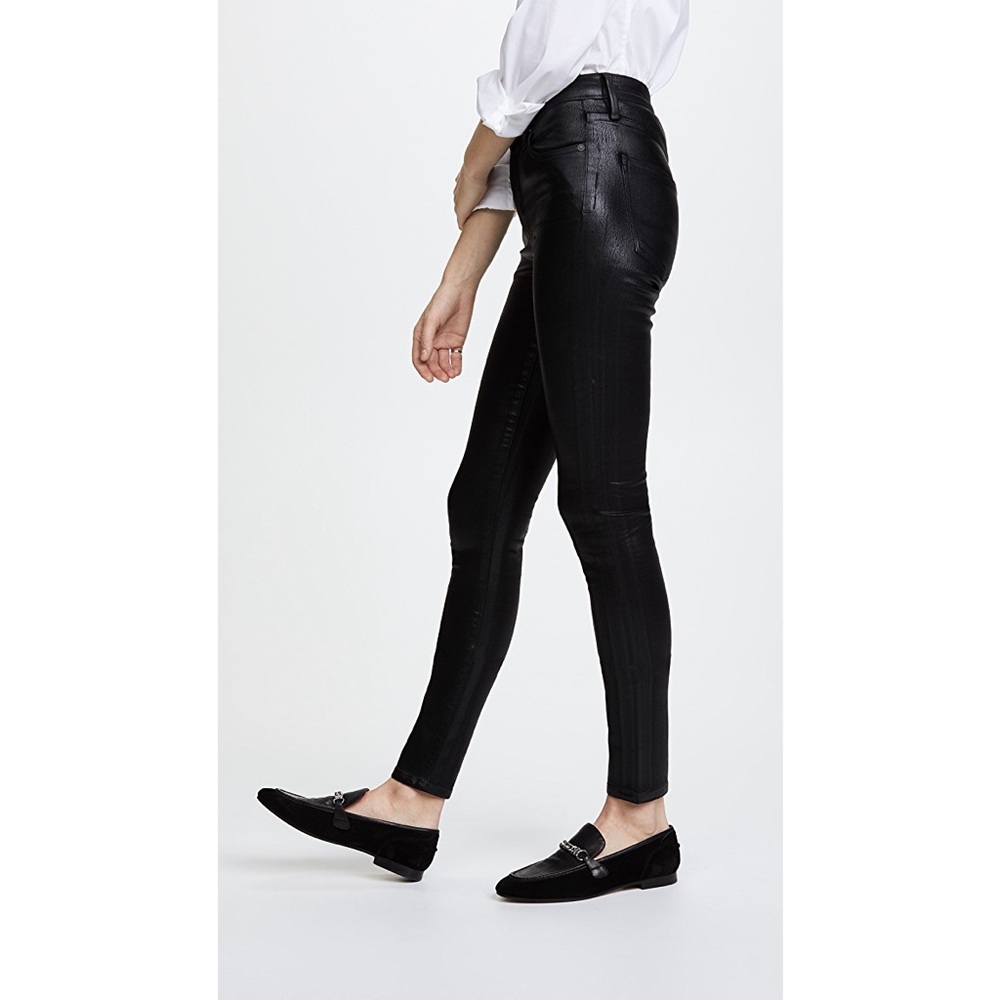 CoH Rocket Leatherette Skinny Slim High Rise Jeans